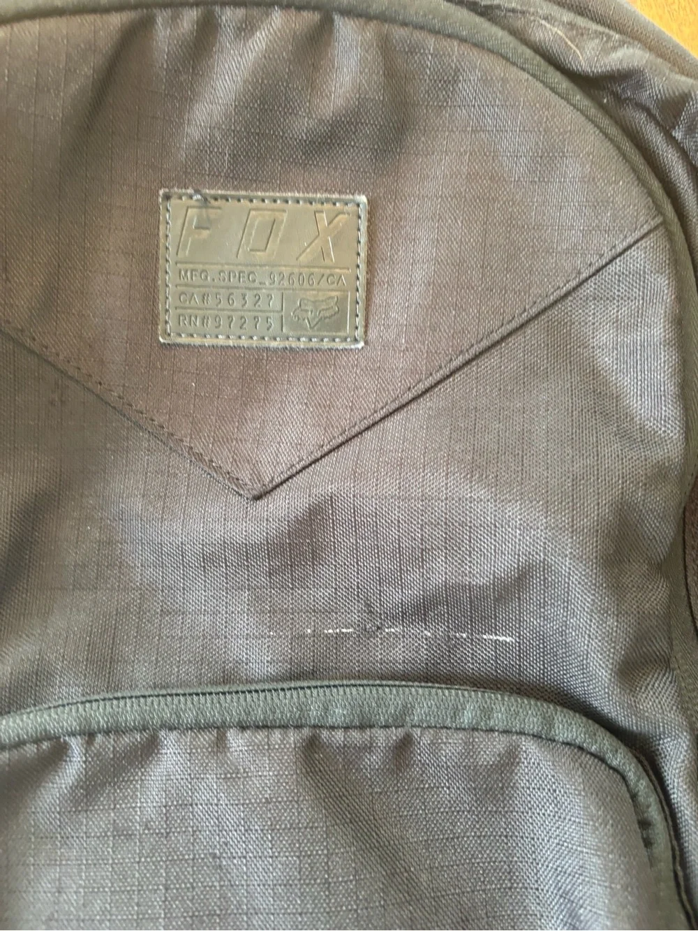 Fox Black Men's Backpack with Logo